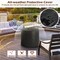 Silver Outdoor Smokeless Stainless Steel Fire Pit with Removable Ash Pan